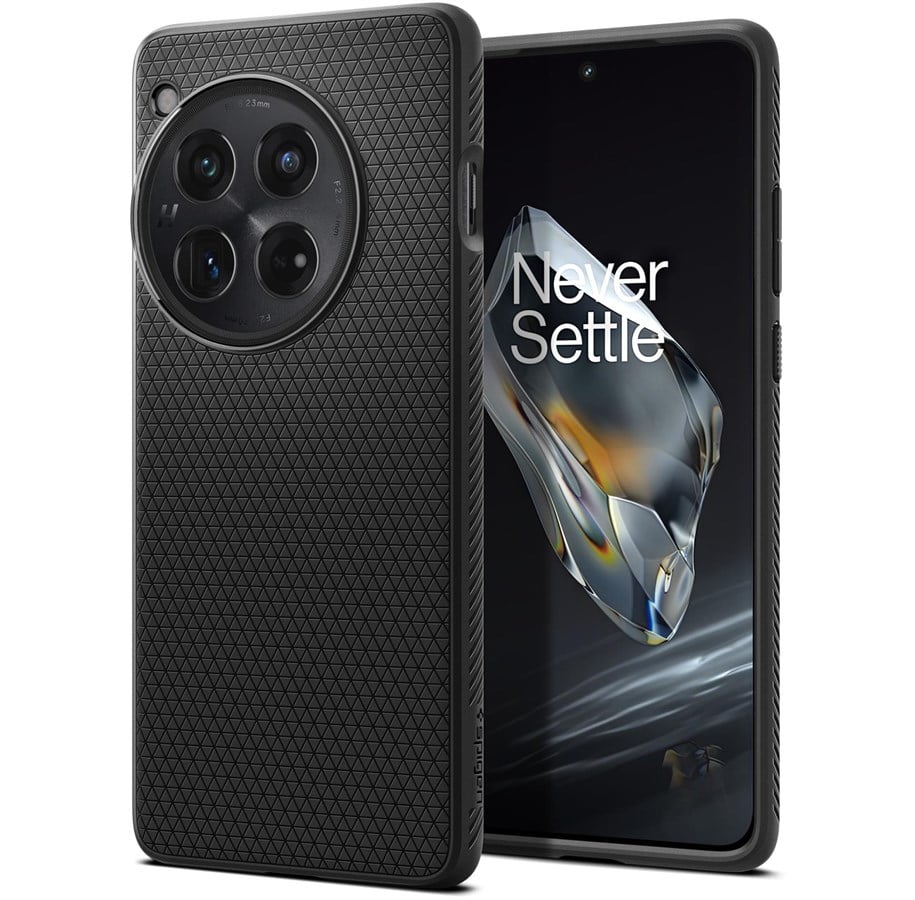 Telefon - Pokrowiec i etui - Spigen Liquid Air - matte black - OnePlus 12 - ACS07375