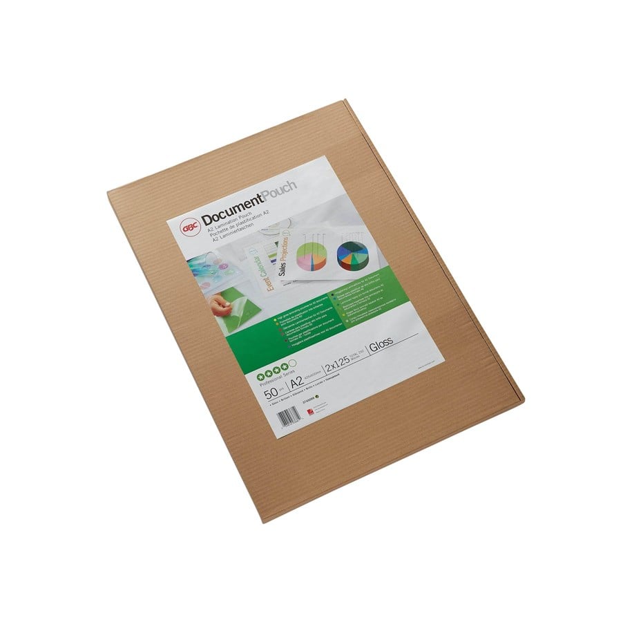 Laminowanie - GBC Document Laminating Pouch - 100-pack - glossy - 462 x 600 mm - lamination pouches - 3745099