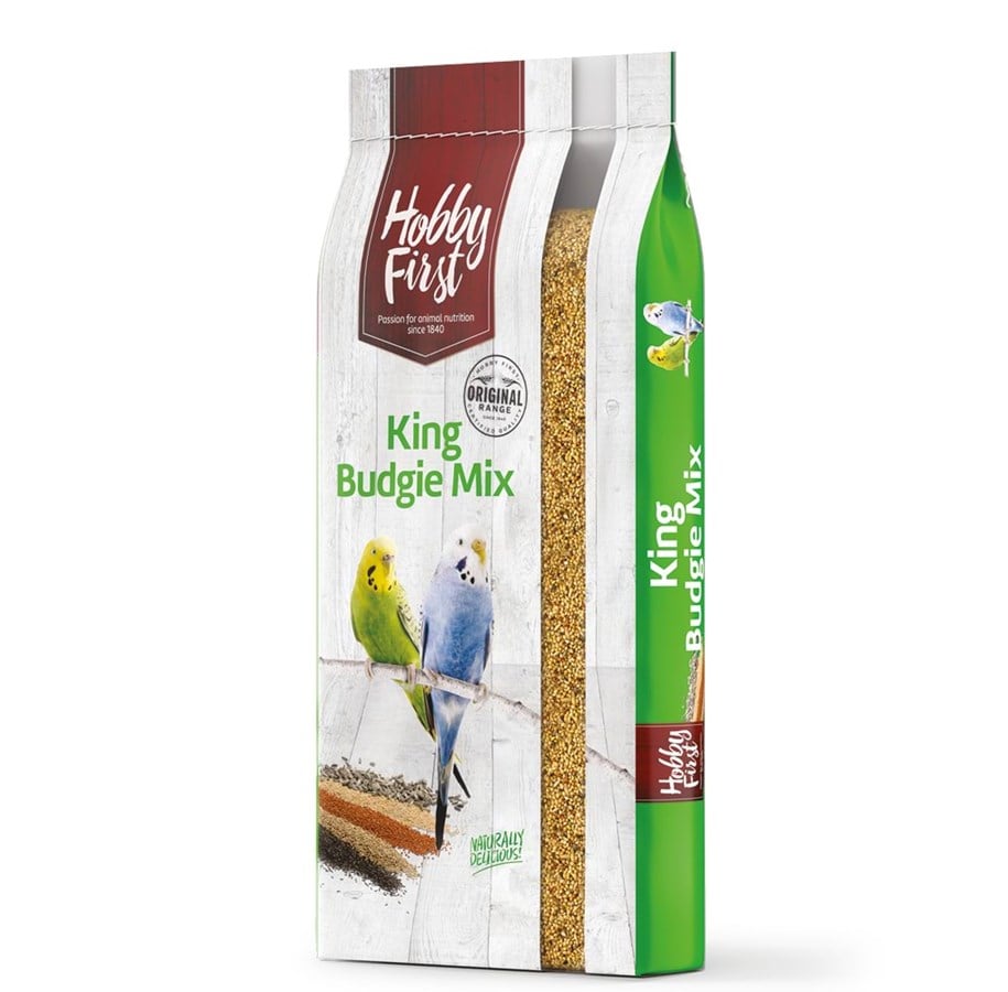 Food, Snacks & Vitamins - Hobby First King Budgie Mix 15kg - 0542