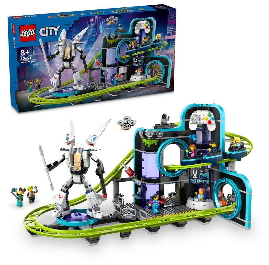 LEGO®  - LEGO City 60421 Park Świat Robotów z rollercoasterem - 60421