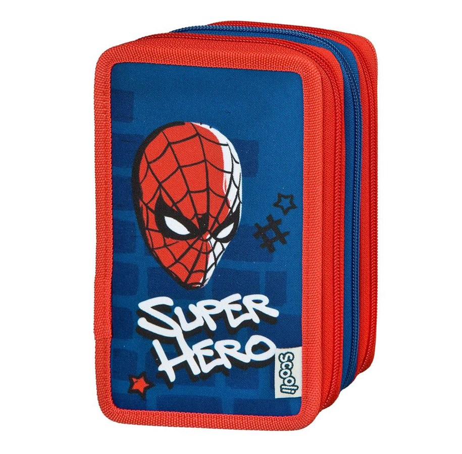 Przybory szkolne - Marvel Spider-Man Tripple Pencil Case - SPAN0421
