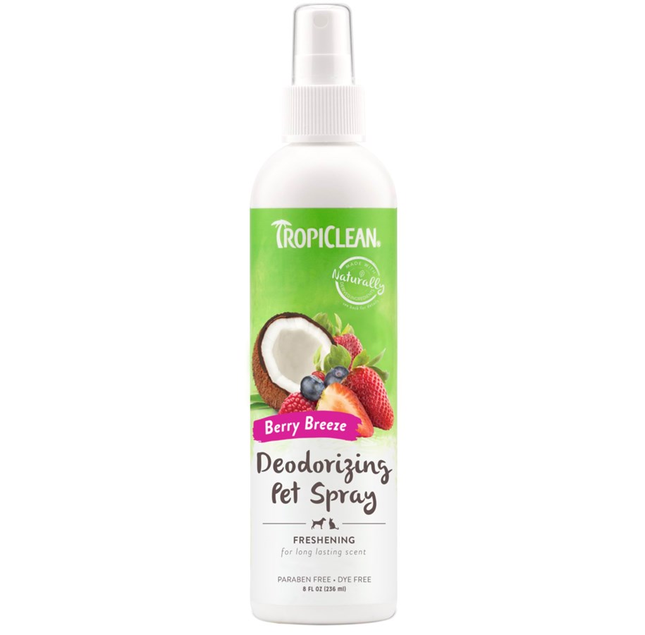 Psy - Tropiclean Berry Breeze Deodorizing Pet Spray 236ml - 61814