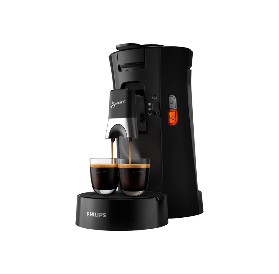 Ekspres do kawy - Philips Senseo Select CSA230 - coffee machine - 1 bar - black - CSA230/69