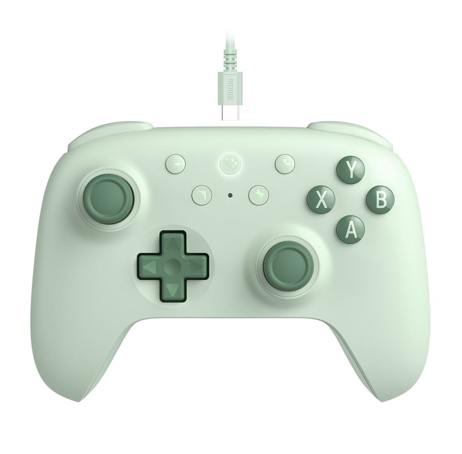 Akcesoria dla graczy - 8BitDo Ultimate 2C Wired Pad - Green - Wired Controller - Android - RET00474