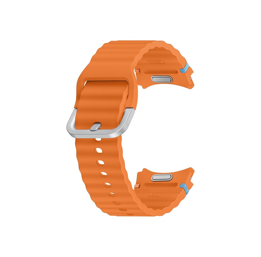 Smartwatch - akcesoria - Samsung Galaxy Watch7 Sport Band (S/M) - Orange - ET-SNL30SOEGEU