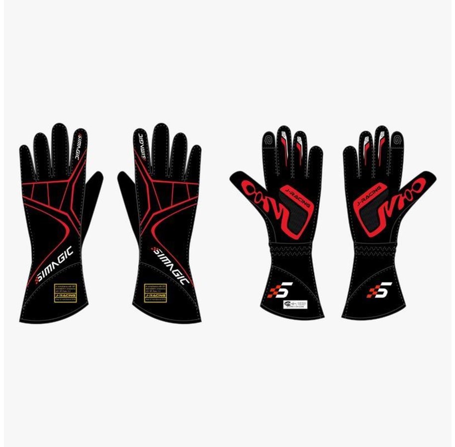 Akcesoria dla graczy - Simagic Racing Gloves - Size: 2XL - Gloves(Outer Seam)-2XL