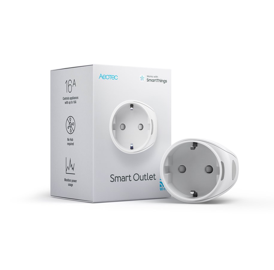Inteligentny dom - Aeotec SmartThings Outlet Wi-Fi - GP-AEOWP05