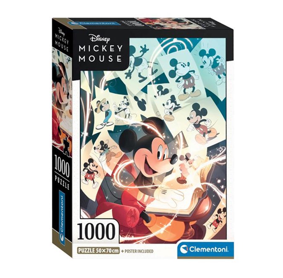 Puzzle - Clementoni Jigsaw Puzzle Mickey Mouse 1000pcs. Podłoga - 39811