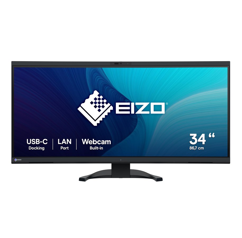 Monitor - 34" EIZO FlexScan EV3450XC-BK - 3440x1440 (UWQHD) - IPS - 94W USB-C - EV3450XC-BK