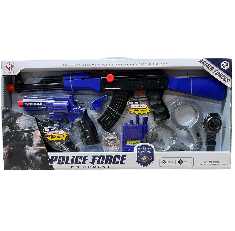 Przebranie karnawalowe - GA Toys Police toys 8 parts - 10020