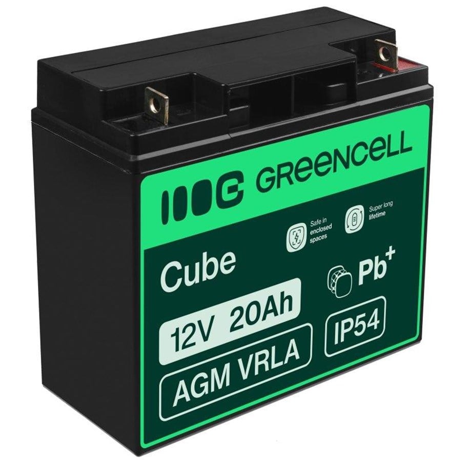 UPS - Green Cell AGM10 AGM 12V/20Ah Gel Deep Cycle - AGM10