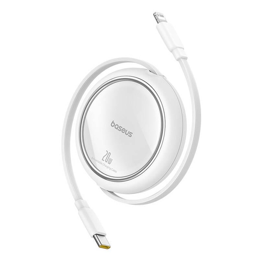 Kabel USB - Baseus Free2Pull USB-C to iP 20W 1m USB cable (white) - P10364501211-00