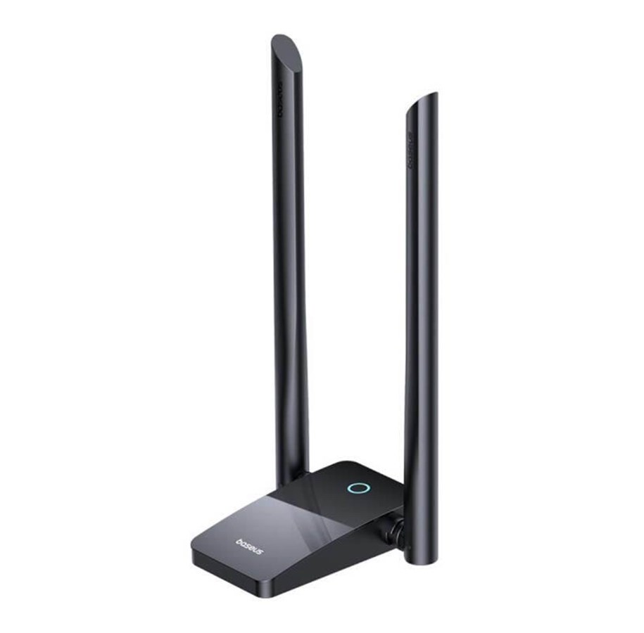 Adapter Sieciowy  (karta sieciowa, serwer druku, itp.) - Baseus Adapter WiFi FastJoy 1300Mbps (black) - B01317600111-05