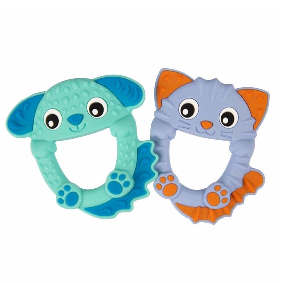 Zabawki dla niemowląt - Playgro Soothe and Chew Silicone Teethers - 10188759
