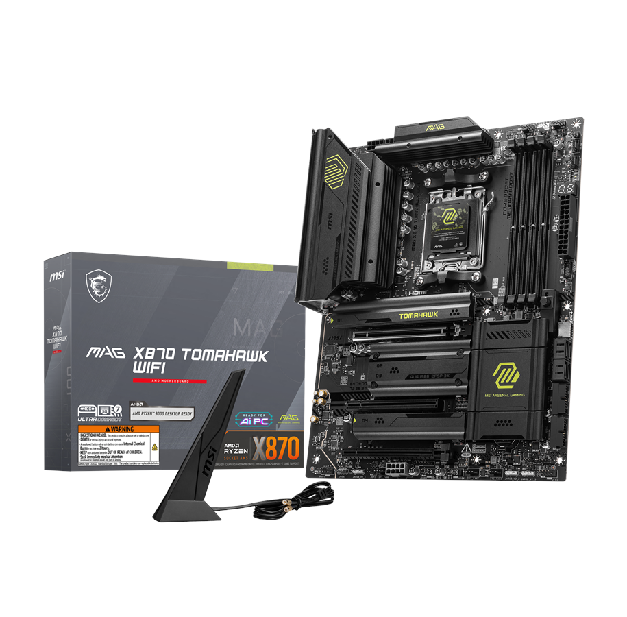 Plyta glówna - MSI MAG X870 TOMAHAWK WIFI Płyta główna - AMD X870 - AMD AM5 - DDR5 RAM - ATX - MAG X870 TOMAHAWK WIFI