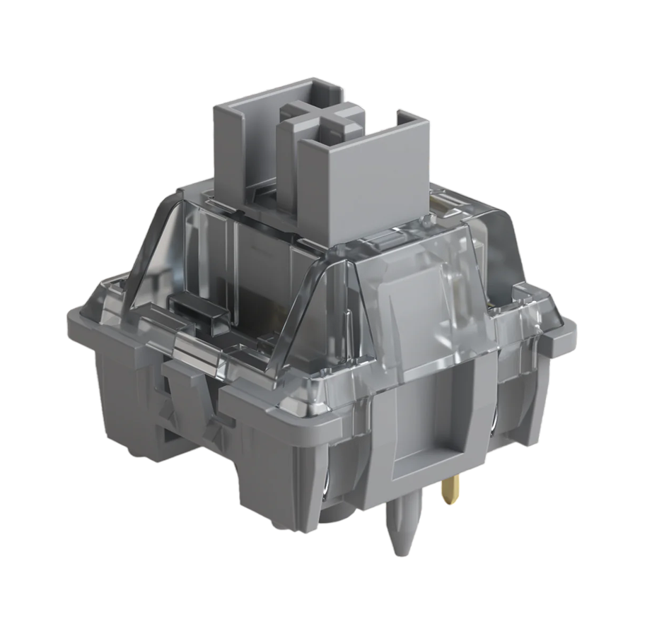 Klawiatura - Akkogear Switch Pack Akko V3 Silver Pro - Linear switch - Pack with switches - Przełączniki - 6925758625647