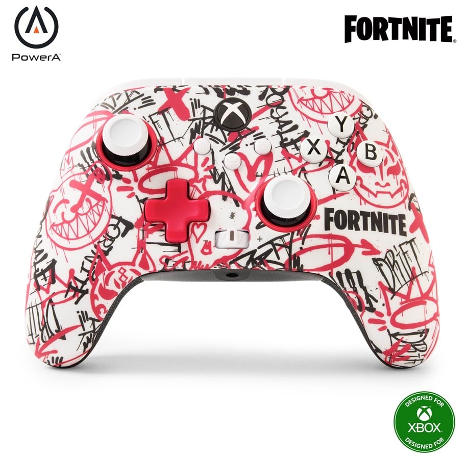 Akcesoria dla graczy - PowerA Wireless Controller for Xbox Series X|S – Fortnite SE - XBGP0400-01