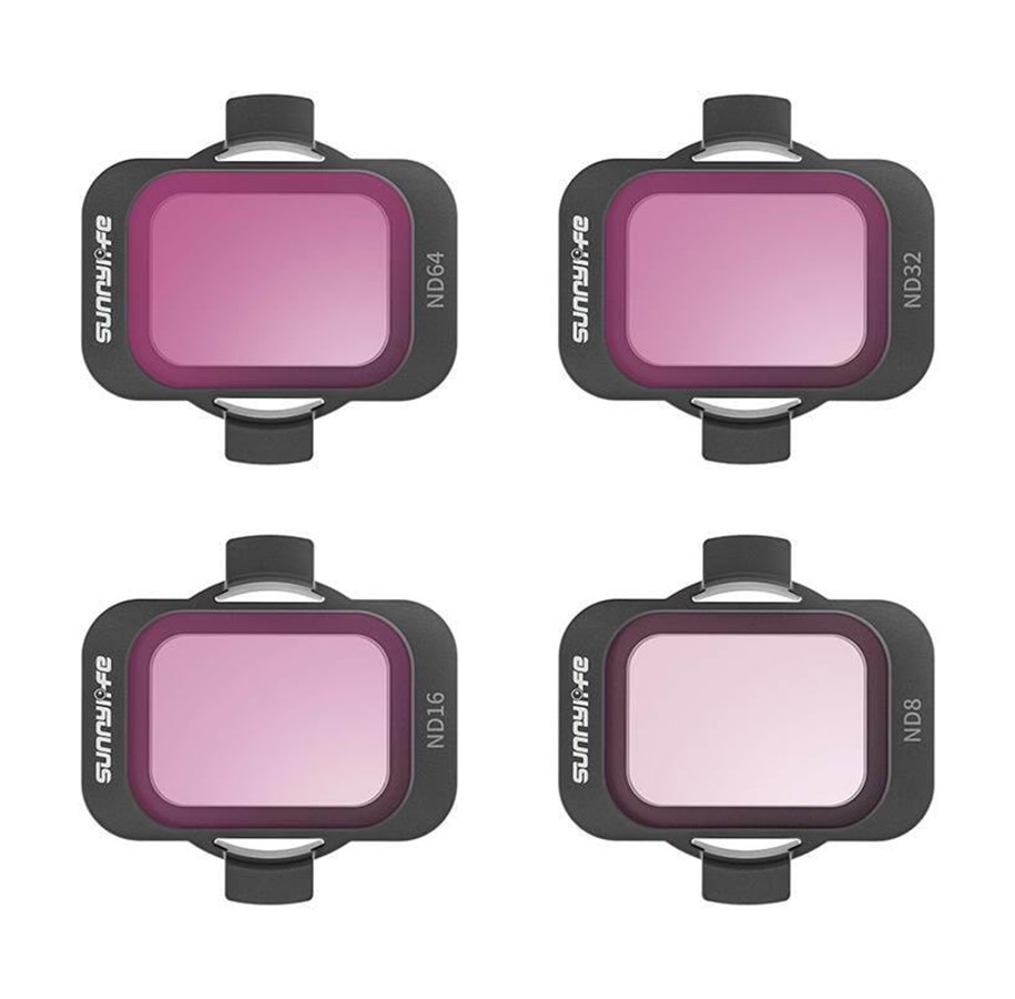 Kamera sportowa - akcesoria - Sunnylife set of 4 ND filters 8/16/32/64 for DJI Avata 2 - AT2-FI793