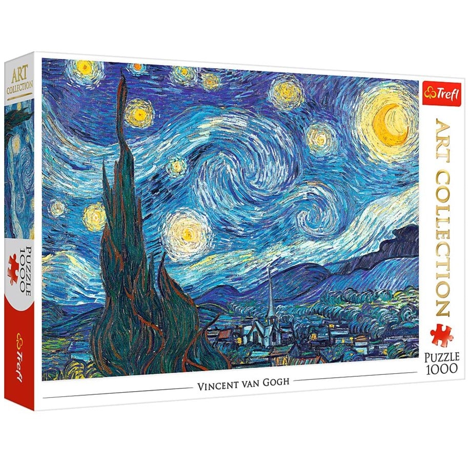 Puzzle - Trefl Puzzle - Art Collection - The Starry Night (1000 pieces) Podłoga - TFL10560