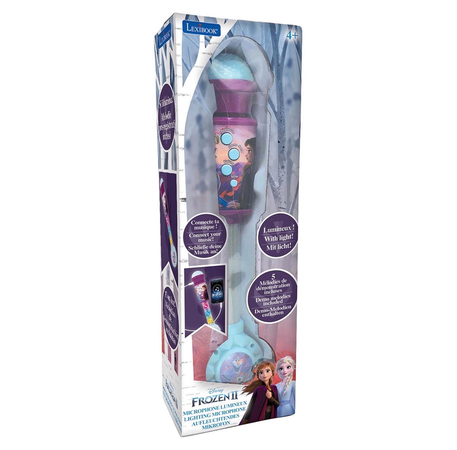 Muzyka - Lexibook Disney Frozen Lighting Microphone for Children - MIC90FZ