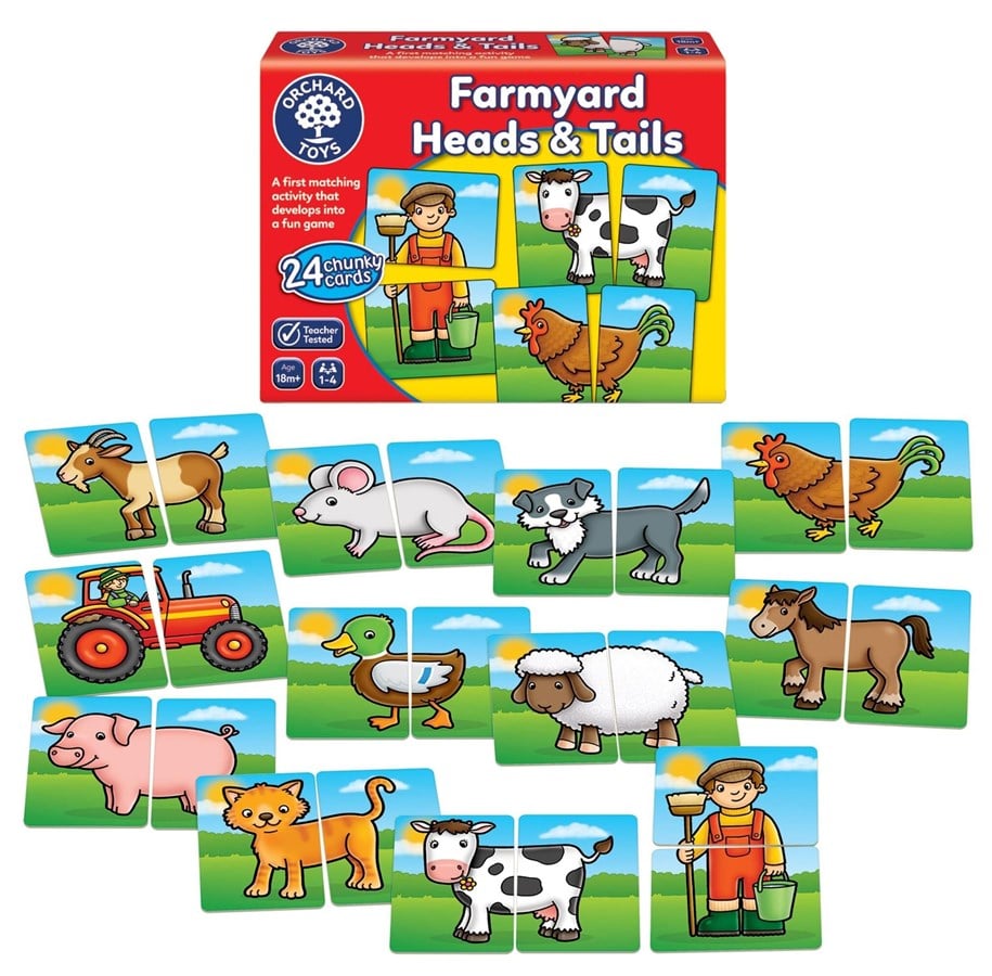 gry-planszowe-karciane-i-kosci - Orchard Farmyard Heads And Tails - 600018