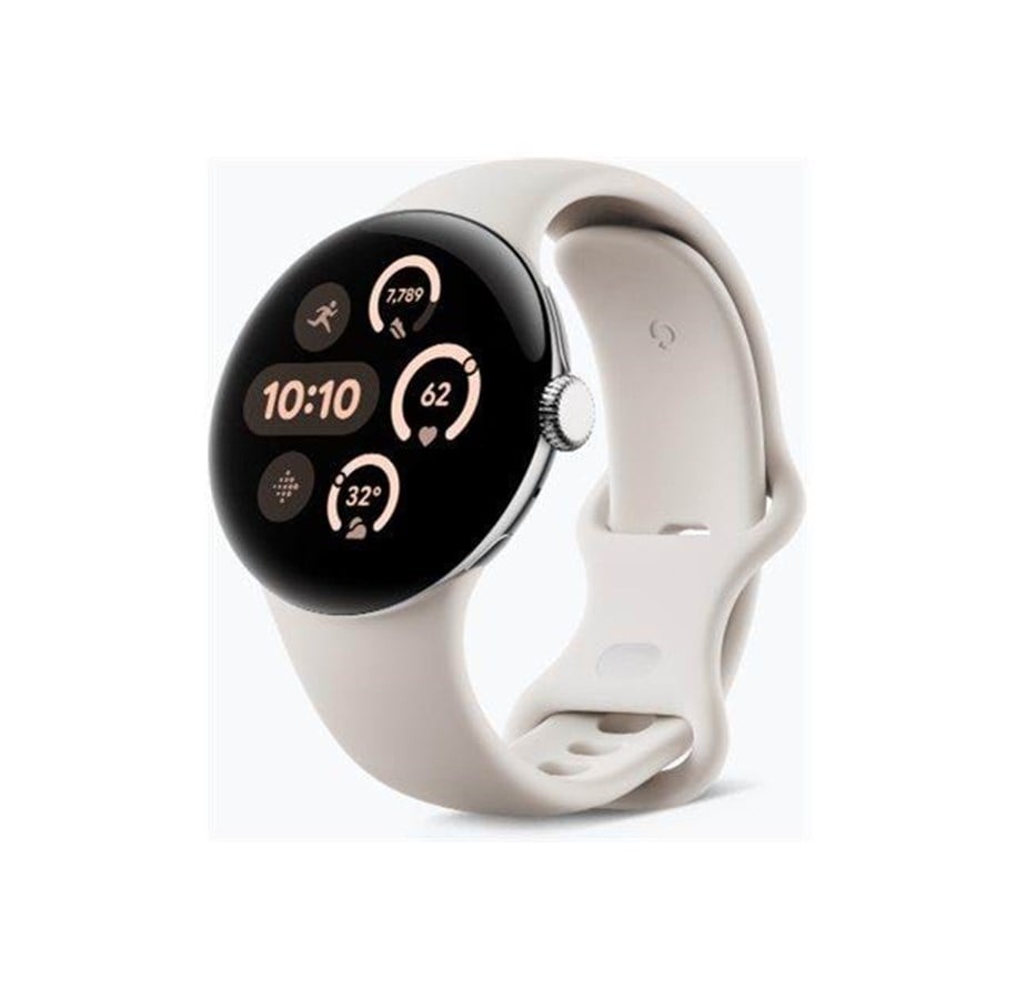 Smartwatch, zegarek i opaska sportowa - Google Pixel Watch 3 (41mm) WiFi - Porcelain - GA05735-DE