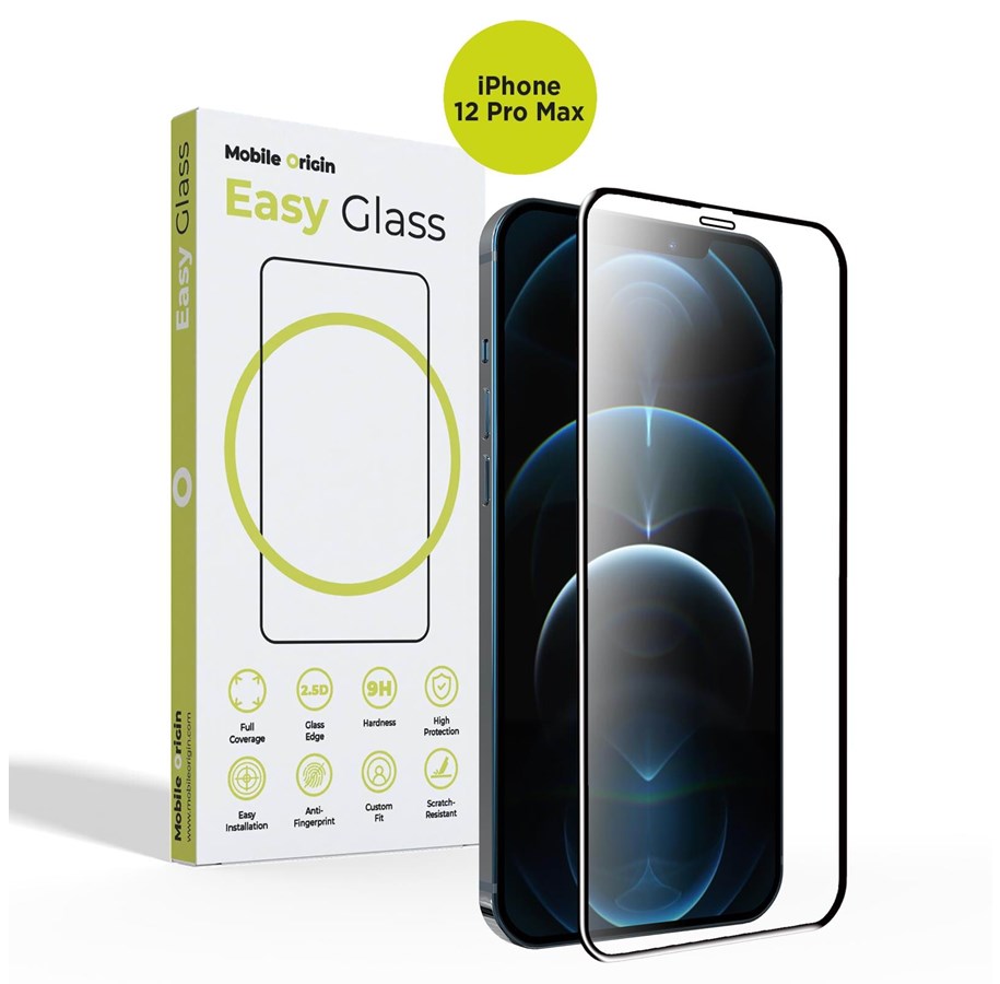 Telefon - szklo ochronne - Mobile Origin EasyGlass - iPhone 12 Pro Max - FRL-EG-i12ProMax