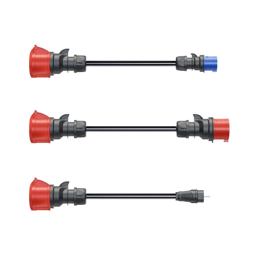 Ładowanie samochodów elektrycznych - go-e Gemini flex 22 kW Set (16 A domestic blue red) - CH-04-07