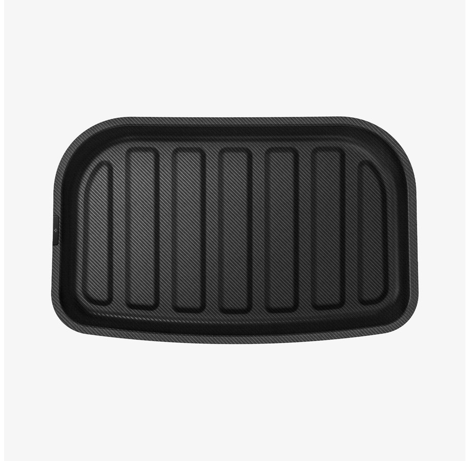 Akcesoria samochodowe - Spigen Tesla Car Mat Rear Trunk Storage - black - Tesla Model Y - ACP06528