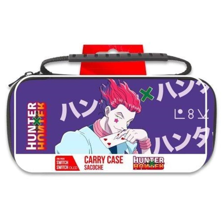 Akcesoria dla graczy - Trade Invaders Hunter X Hunter Slim Bag for Switch and Switch Oled - Purple - Hisoka - Miscellaneous Bag - Nintendo Switch - 299237d