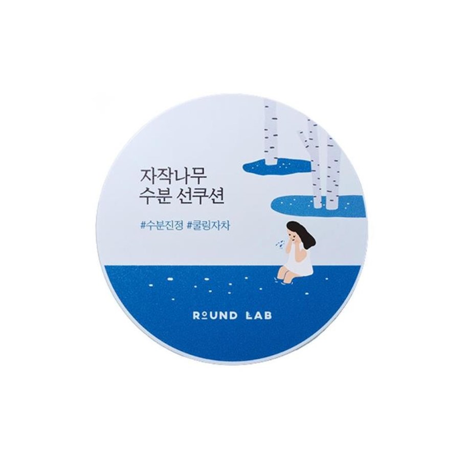 Makijaz - Round Lab - Birch Juice Moisturizing Sun Cushion SPF50+ PA++++ - RLSM04-SCCU
