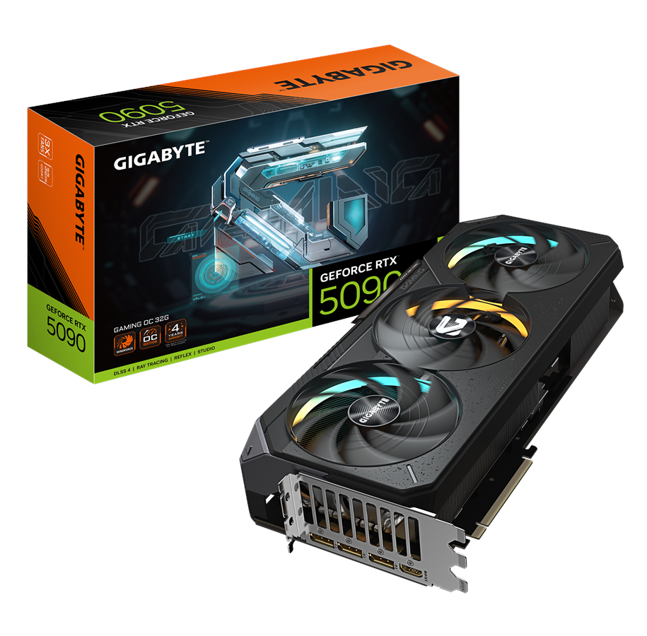 Karta graficzna - GIGABYTE GeForce RTX 5090 GAMING OC - 32GB GDDR7 RAM - Karta graficzna *DEMO* - GV-N5090GAMING OC-32GD