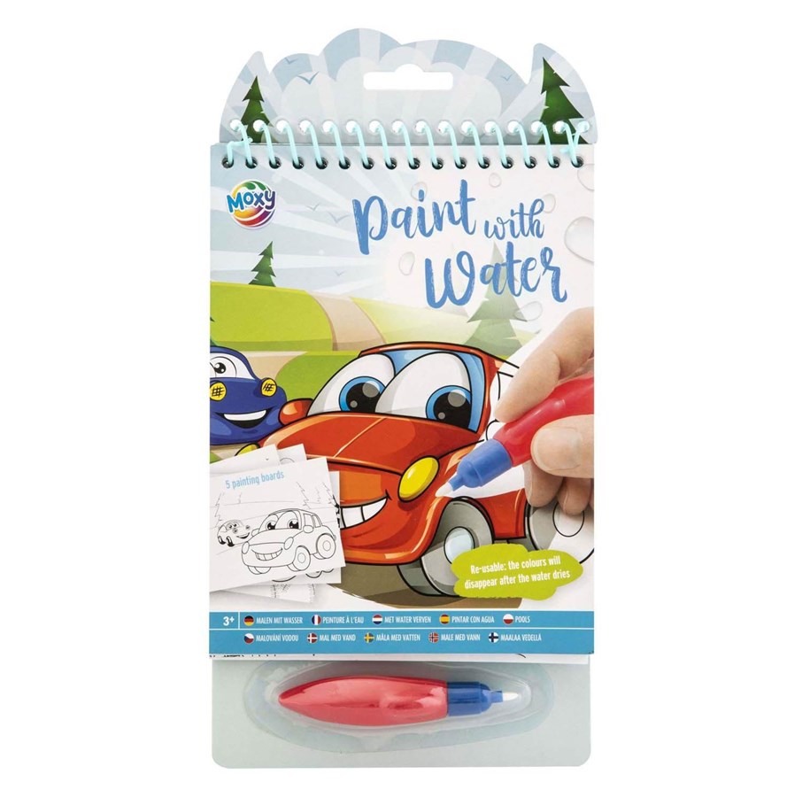Kreatywne gry - Creative Craft Group - Painting with Water Vehicles - 150125