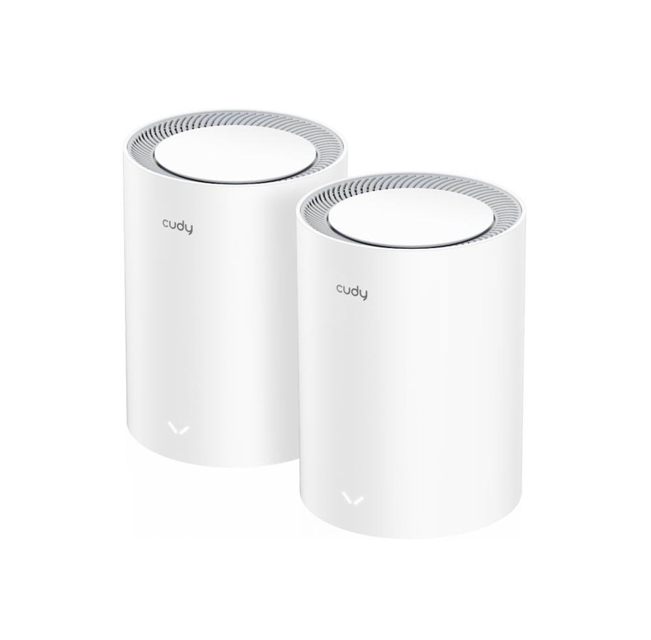 Router - Cudy Mesh Solution M3000 (2-Pack) AX3000 Gigabit Wi-Fi 6 2.5G White - Mesh router Wi-Fi 6 - M3000(2-Pack)