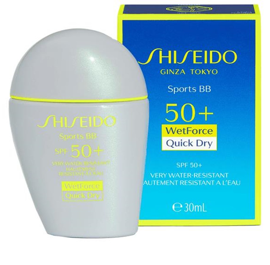 Pielegnacja twarzy - Shiseido Sports BB Wetforce Quick Dry SPF50+ - Medium - 729238146587