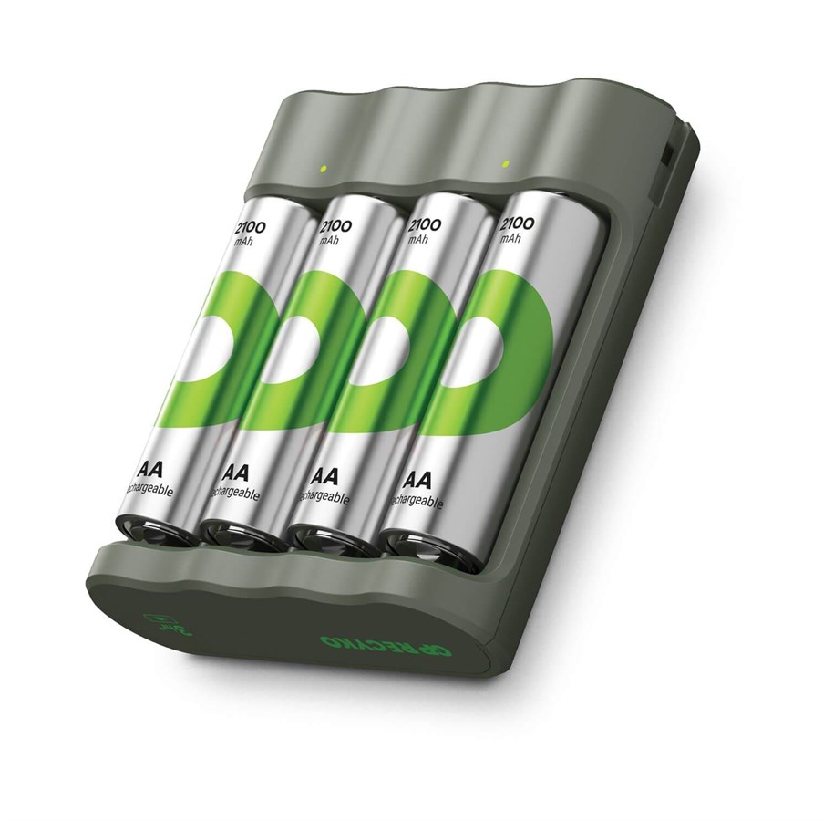 Bateria - GP Battery Charger Everyday B441 with 4xAA 2100mAh - 202261