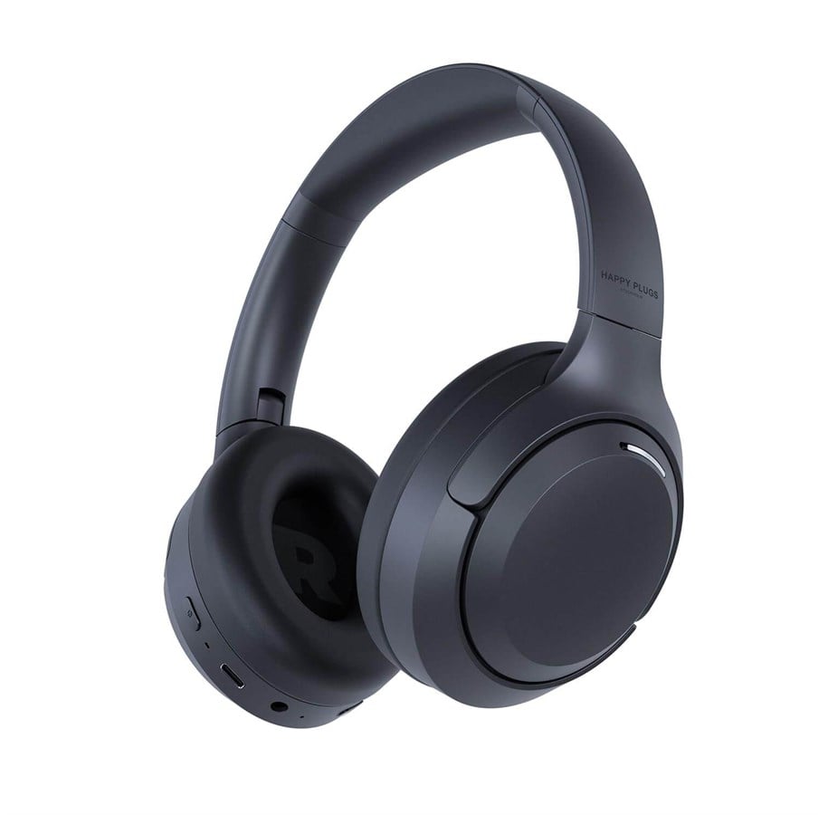 Sluchawki, zestaw sluchawkowy - Happy Plugs Play Lite Over-Ear Wireless Headphones - Black - 232627