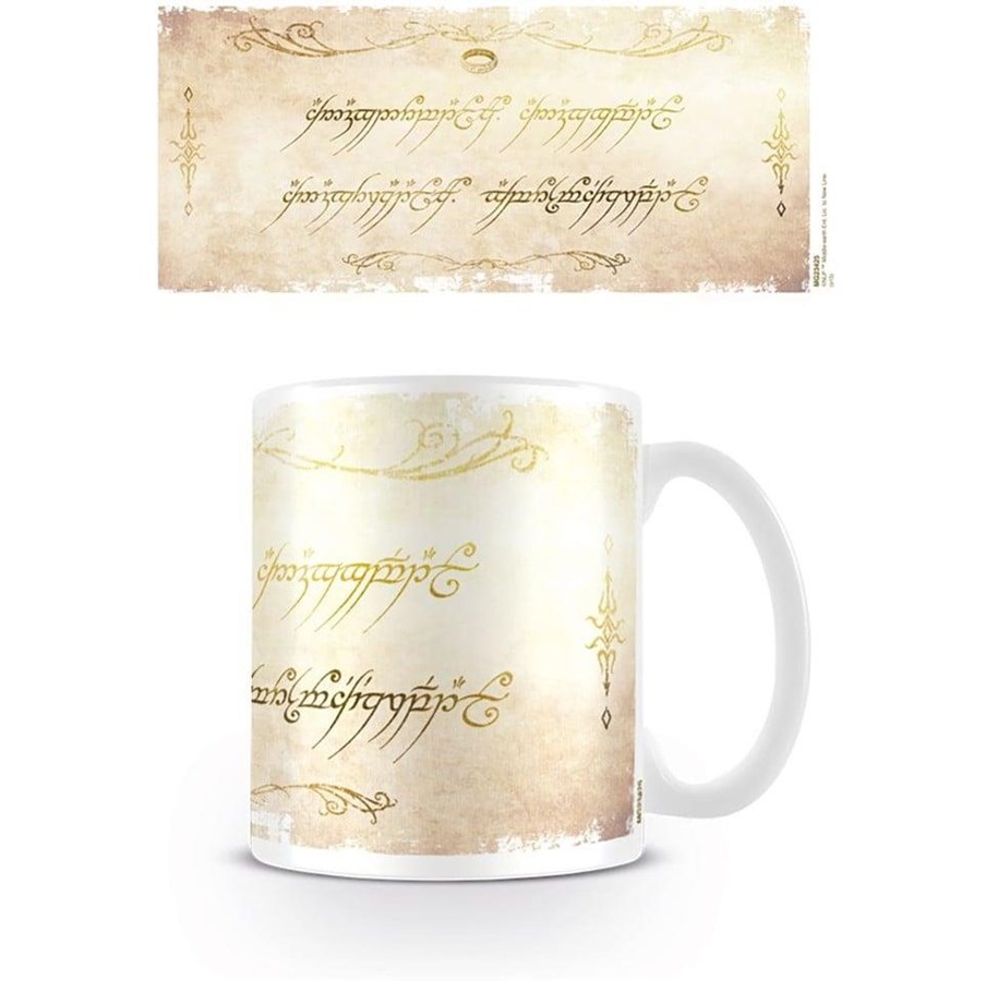 Drobiazgi - Pyramid - The Lord of the Rings (Ring Inscription) - Kubek - MG23425