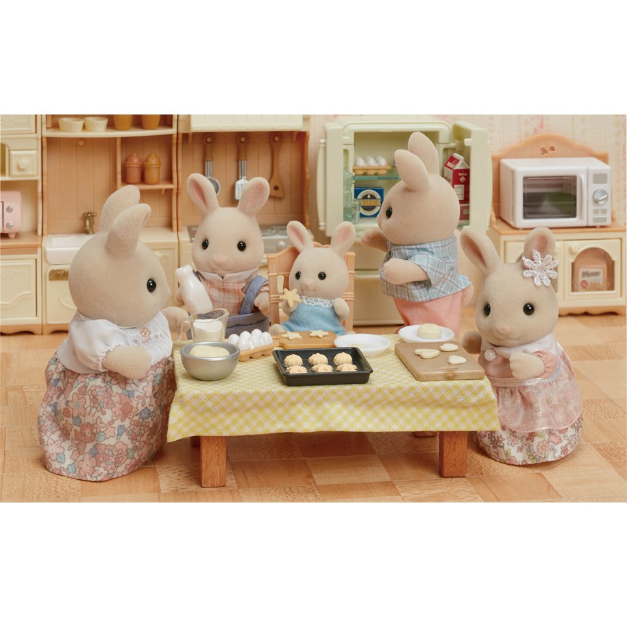 Lalka, miś i akcesoria - Sylvanian Families Milk Rabbit Family - 5706