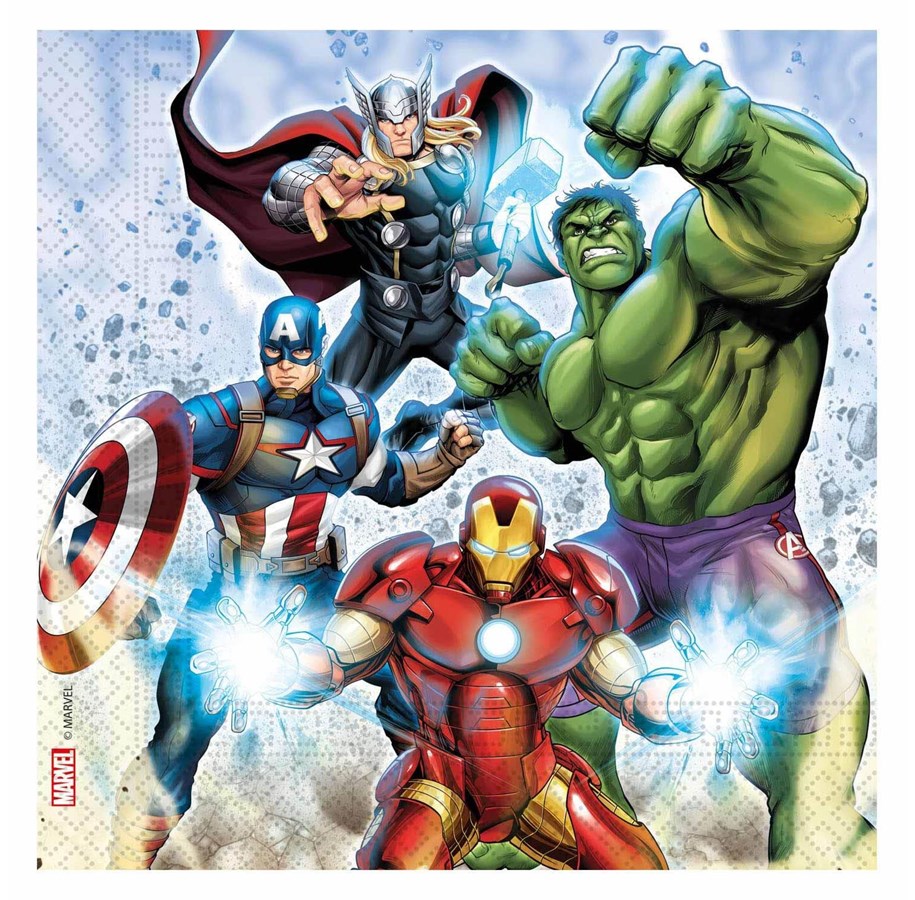 Zabawki - Globos Paper Napkins FSC Avengers Infinity Stones 20 pcs. - 93873