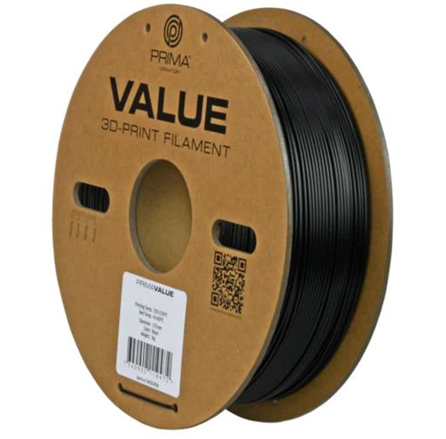 Filament - Drukarka 3D - Prima Value ABS - Black - 2.85mm - 1 kg - PV24-ABS-175-1000-BK