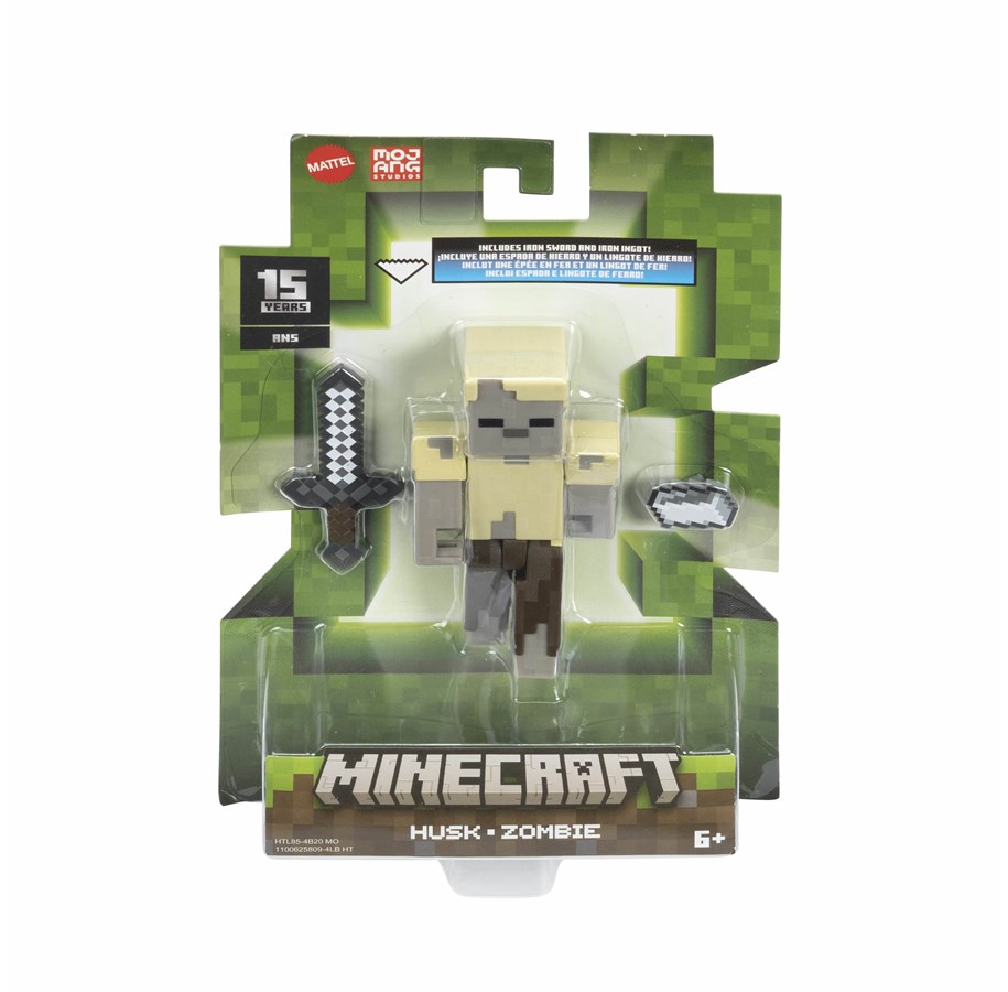 Drobiazgi - Minecraft - Husk Zombie 8 cm - Figurka - HTL85