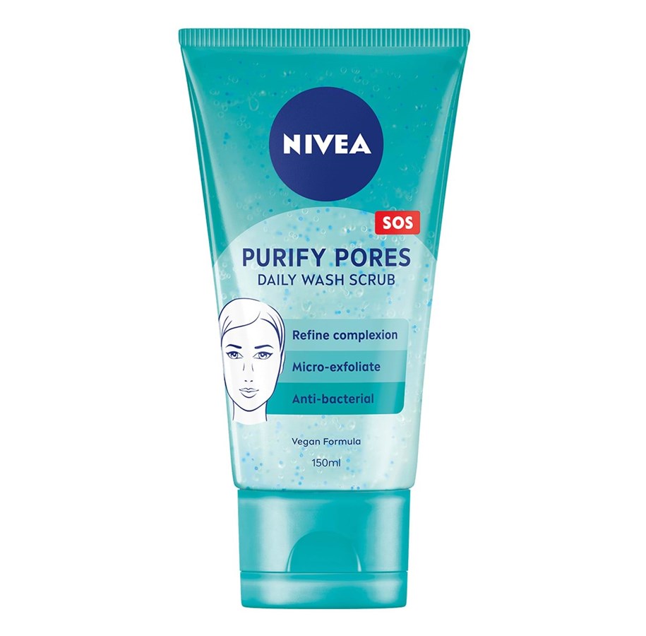 Pielegnacja twarzy - Nivea Pure Purifying Refining Daily Wash – 150 ml - 4005900811073-error