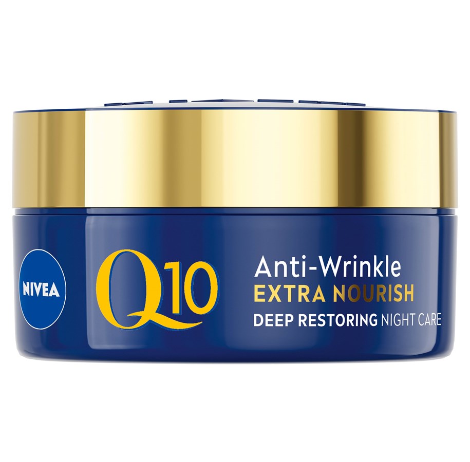 Pielegnacja twarzy - Nivea Q10 Anti-aging Rebuilding Night Cream Extra Nourishment 50 ml - 5900017082387-error