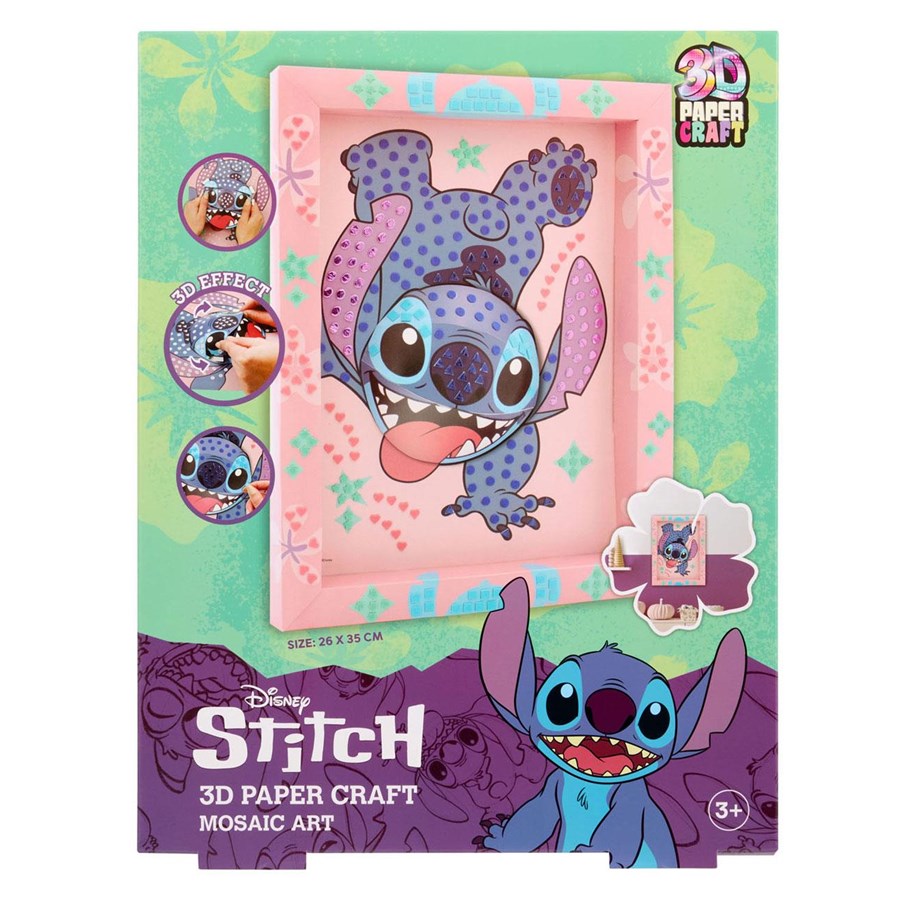 Artykuly Artystyczne & Rzemieslnicze - Canenco - Stitch 3D Mosaic Art Craft Kit - ST24334