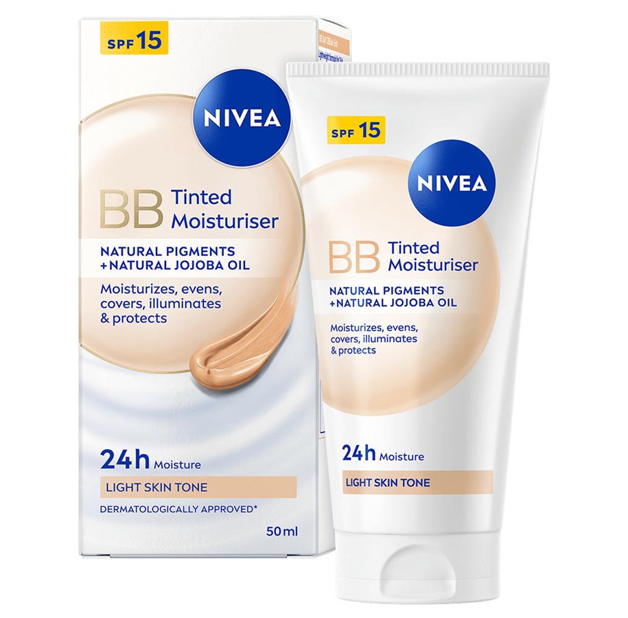 Pielegnacja twarzy - Nivea Tinted Day Cream Light – 50 ml - 4005808996414-error