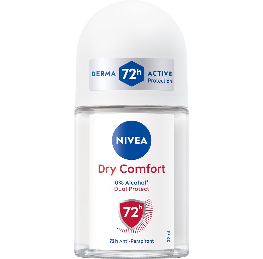 Perfumy i zapachy - Nivea Mini Dry Comfort Female Roll-on 25ml - 4005808816125