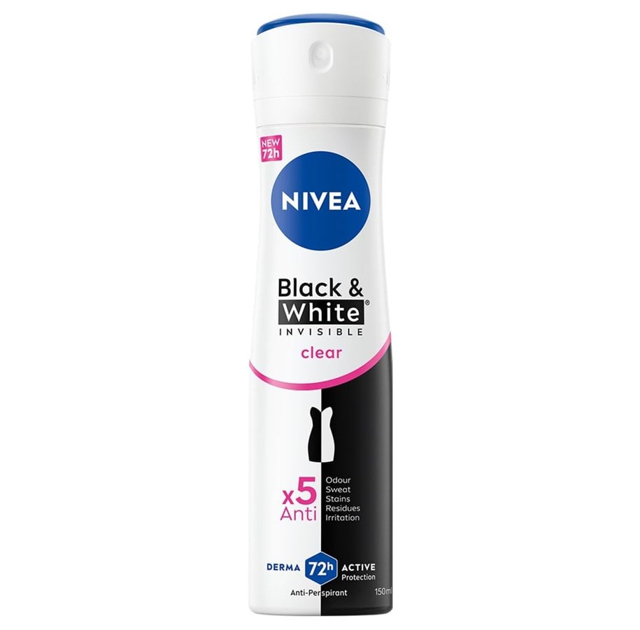 Perfumy i zapachy - Nivea Black & White Invisible Original Deospray - 150 ml. - 4006000104836-error