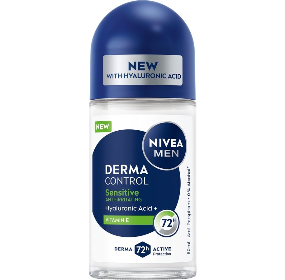 Perfumy i zapachy - Nivea Derma Control Sensitive Male Roll-on 50ml - 42449133-error