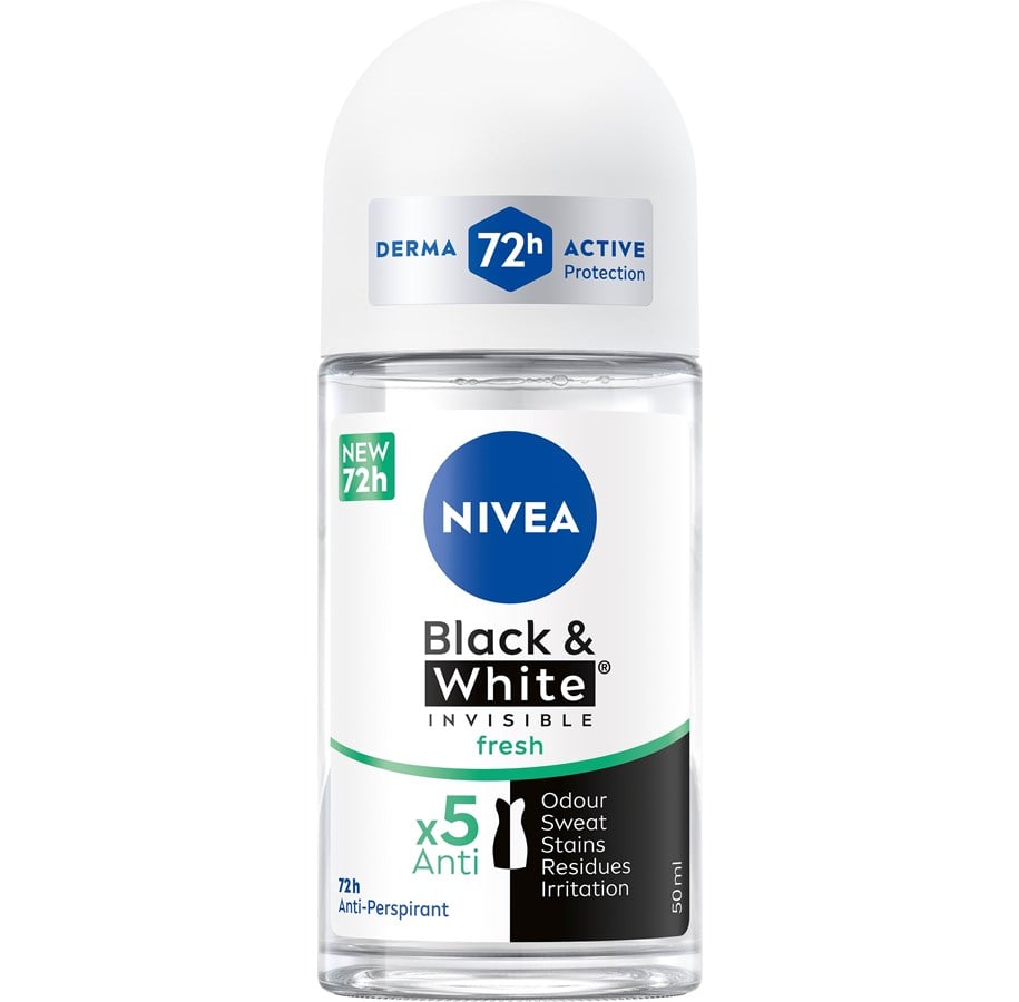 Perfumy i zapachy - Nivea Black & White Fresh Female Roll-on 50ml - 42449201-error